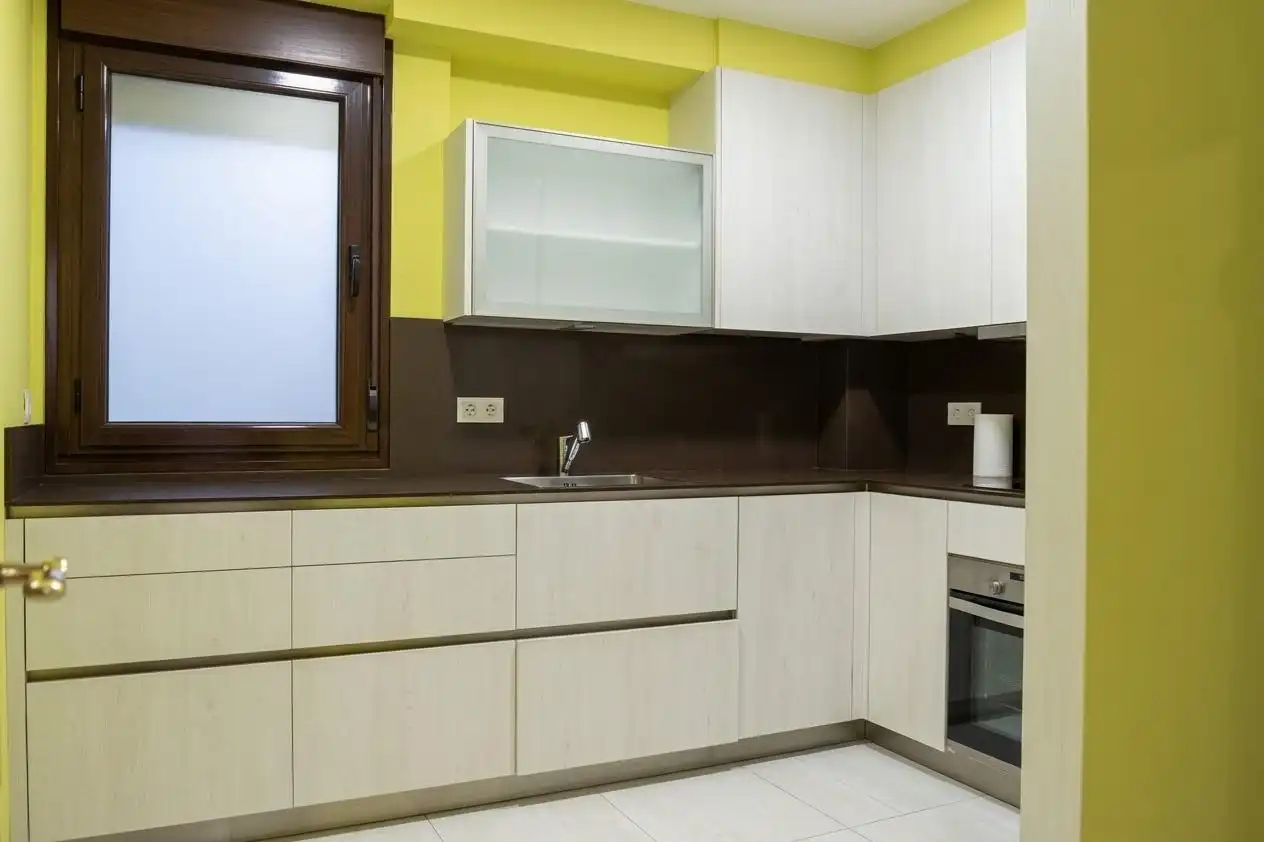 Kitchen of Flat for rent in Oviedo   with Heating and Terrace