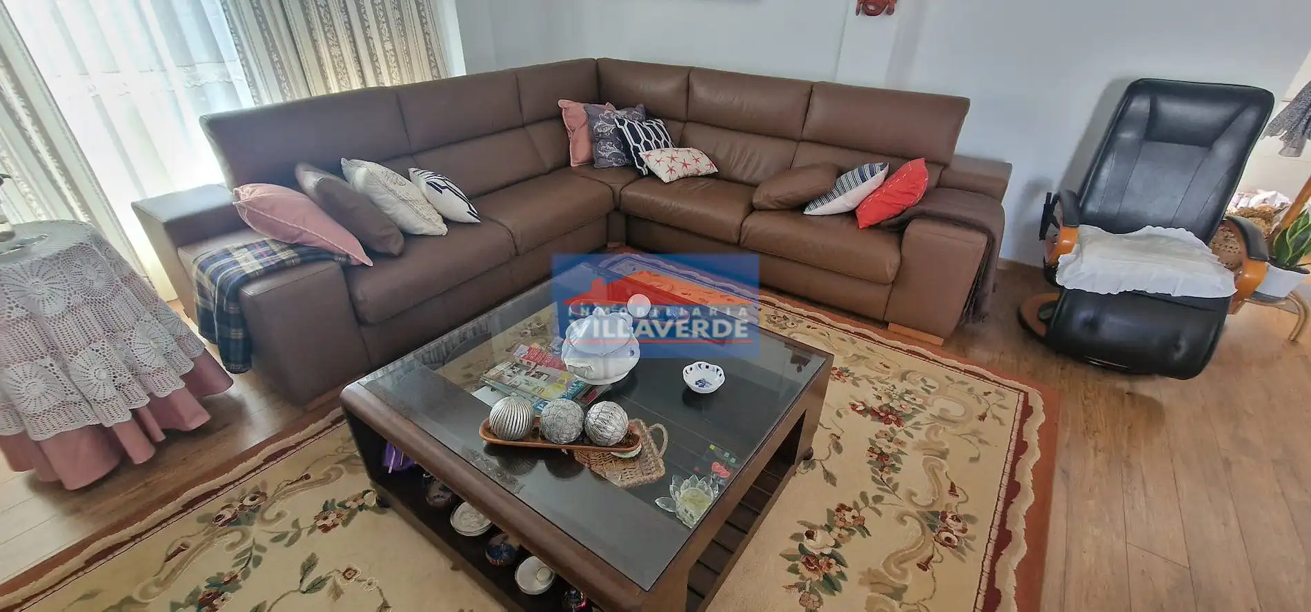 Sala de estar de Casa o chalet en venta en Cangas  con Terraza, Trastero y Piscina