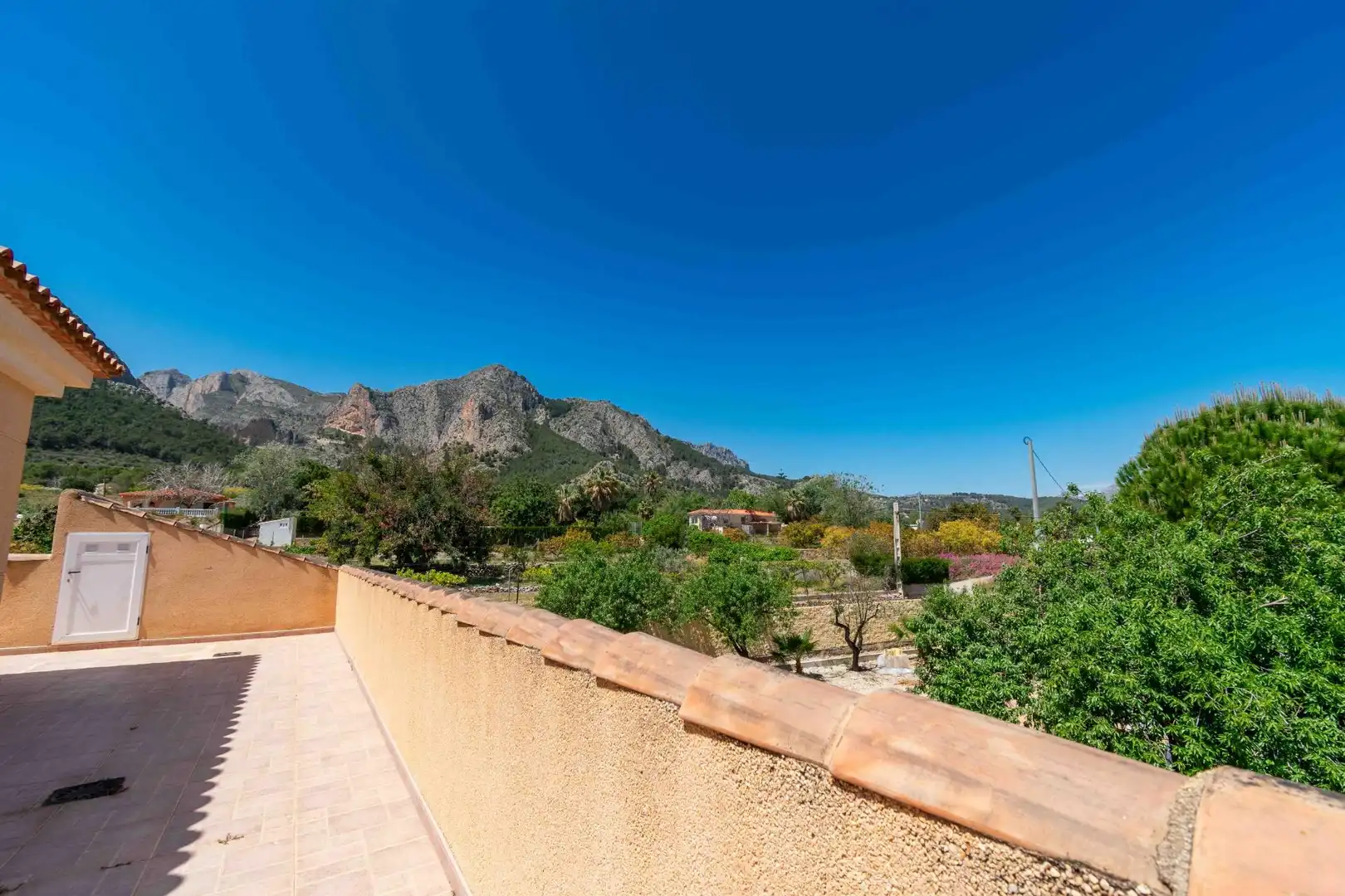 Terrassa de Casa o xalet de lloguer en Polop amb Aire condicionat, Jardí privat i Terrassa