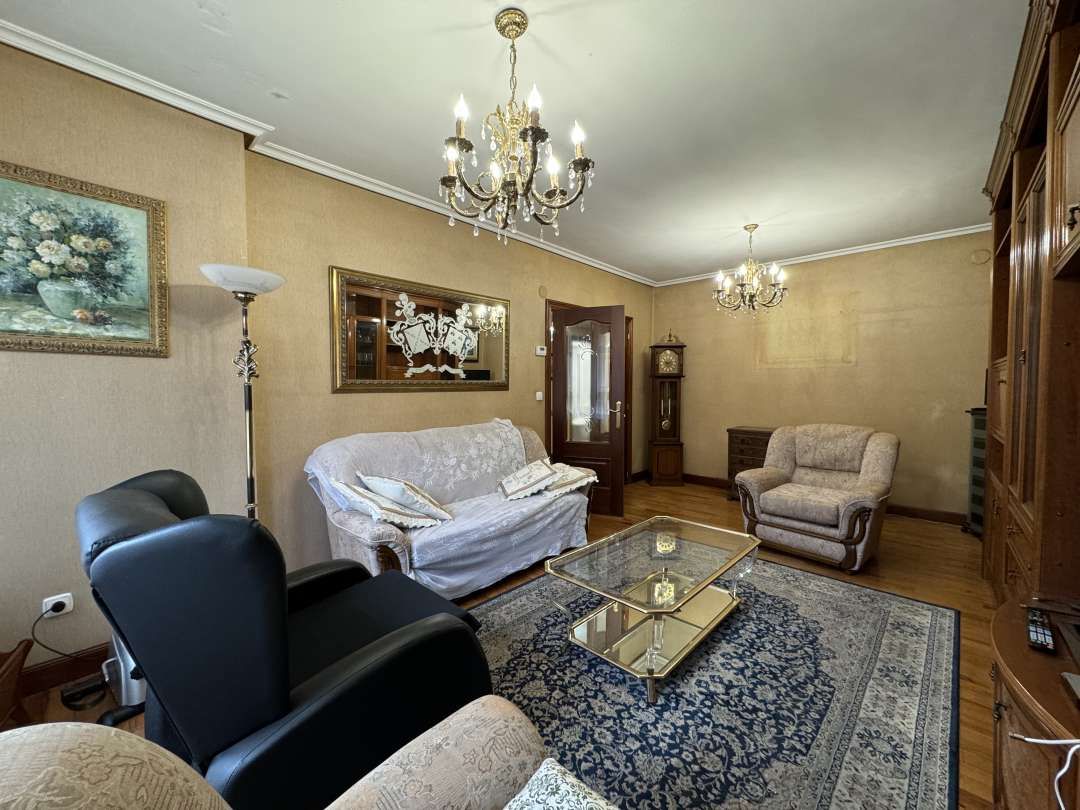 Living room of Flat for sale in Bergara  with Heating, Furnished and Balcony