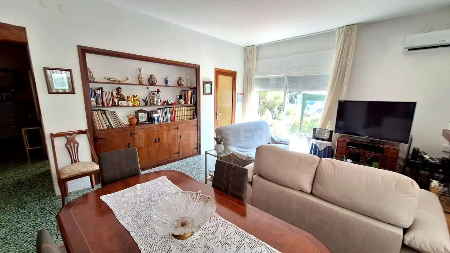Sala de estar de Casa o chalet en venta en Argentona con Jardín privado y Terraza