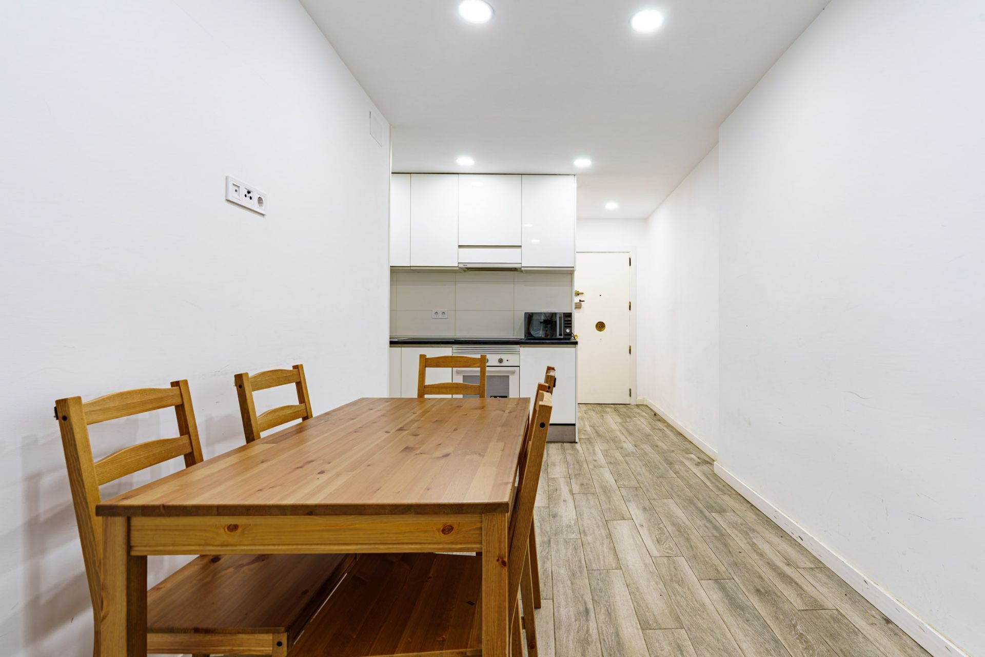 Kitchen of Flat for sale in  Madrid Capital  with Air Conditioner and Heating