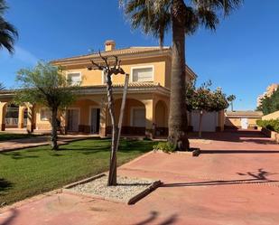 Vista exterior de Planta baixa en venda en La Manga del Mar Menor amb Aire condicionat, Jardí privat i Piscina