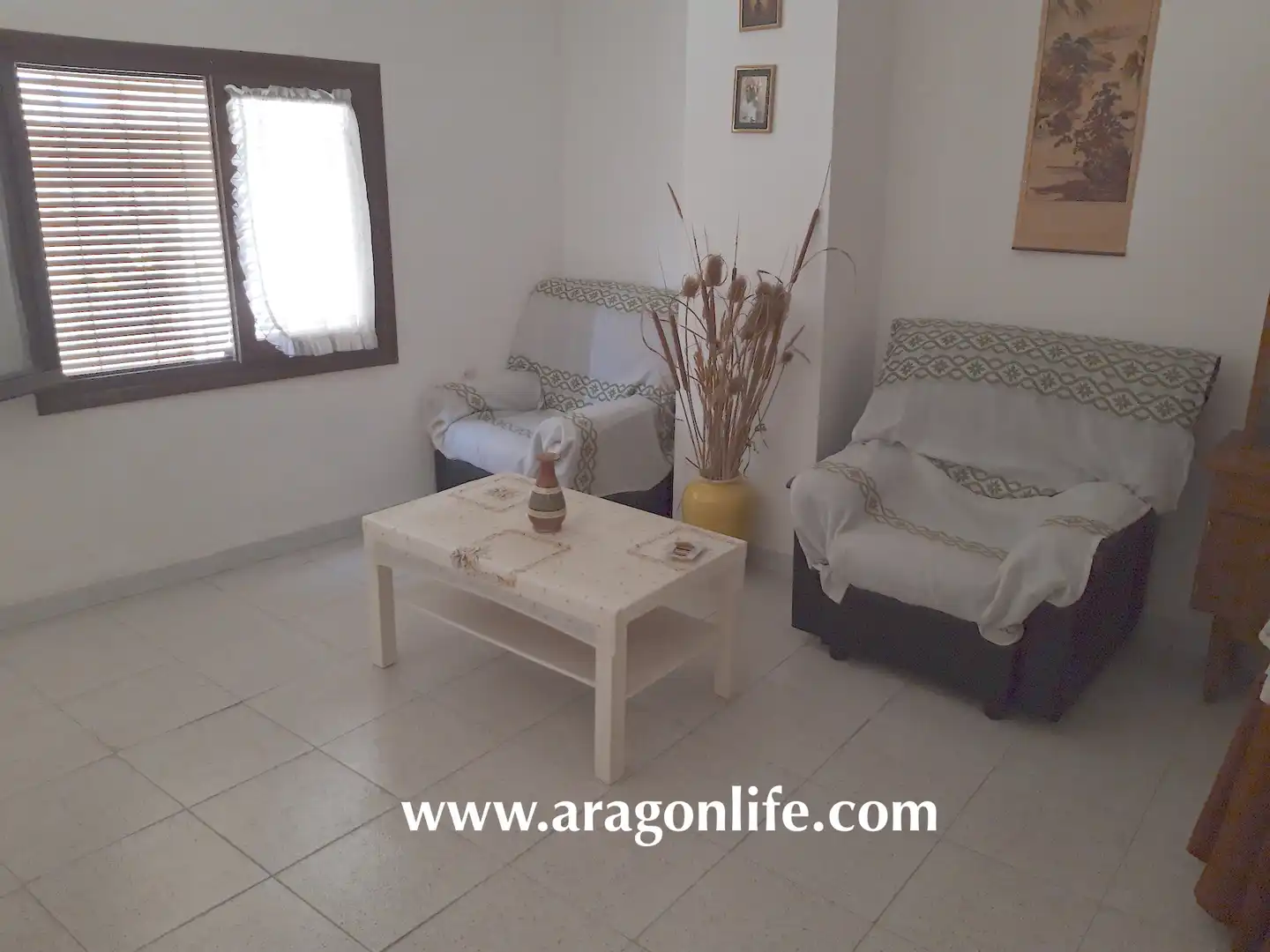 Living room of Houses for sale in Maella  with Furnished and Balcony