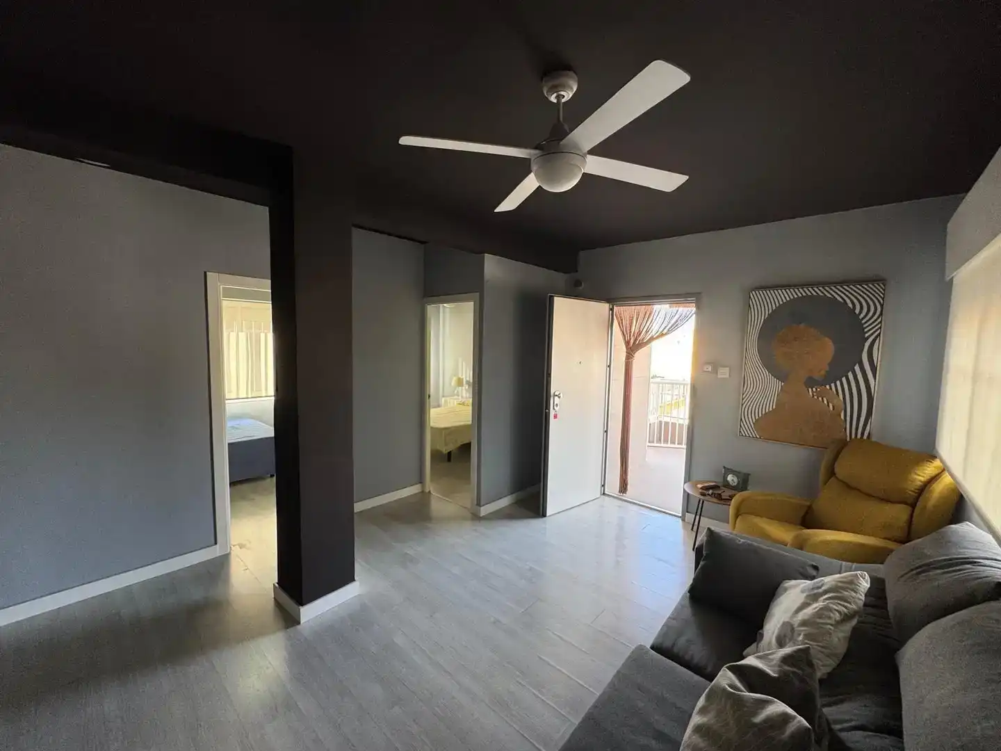 Wohnzimmer von Wohnungen zum Verkauf in Los Alcázares mit Klimaanlage, Schwimmbad und Balkon