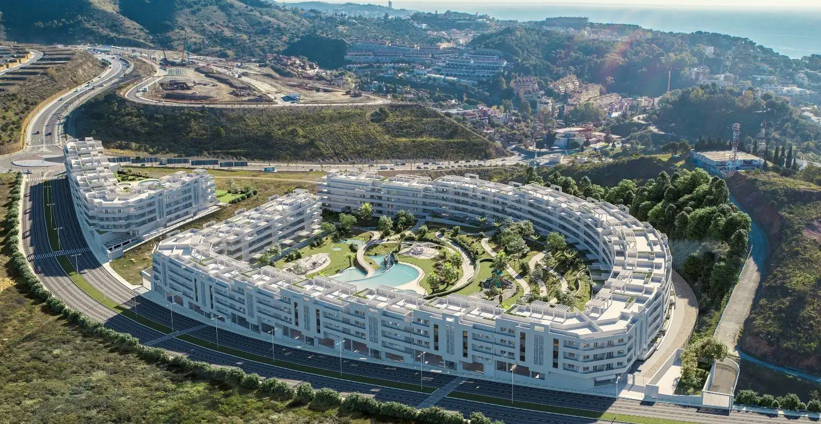 Vista exterior de Ático de alquiler en Málaga con Aire acondicionado, Calefacción y Terraza