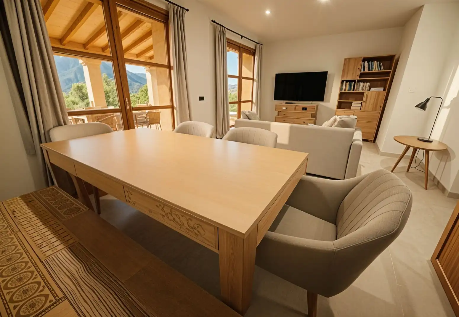 Dining room of Houses for rent in Campanet  with Heating, Private garden and Terrace