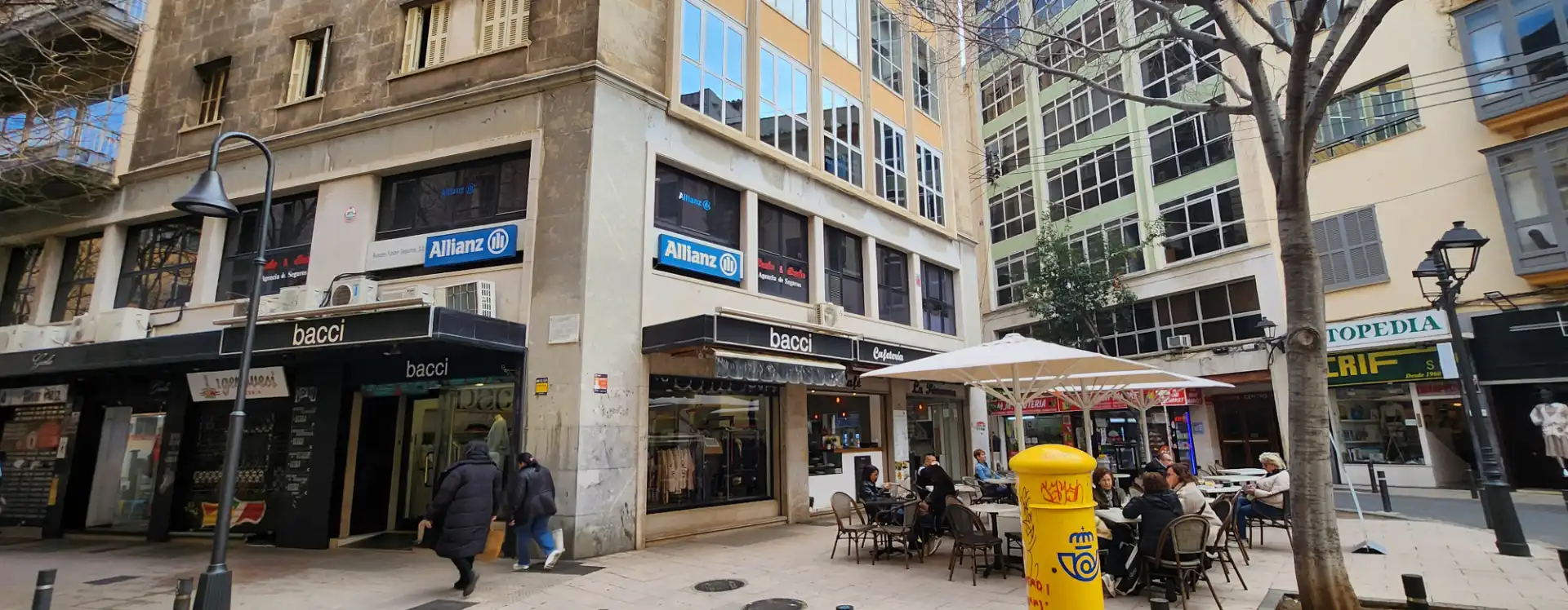 Vista exterior de Oficina de lloguer en  Palma de Mallorca amb Aire condicionat, Calefacció i Terrassa