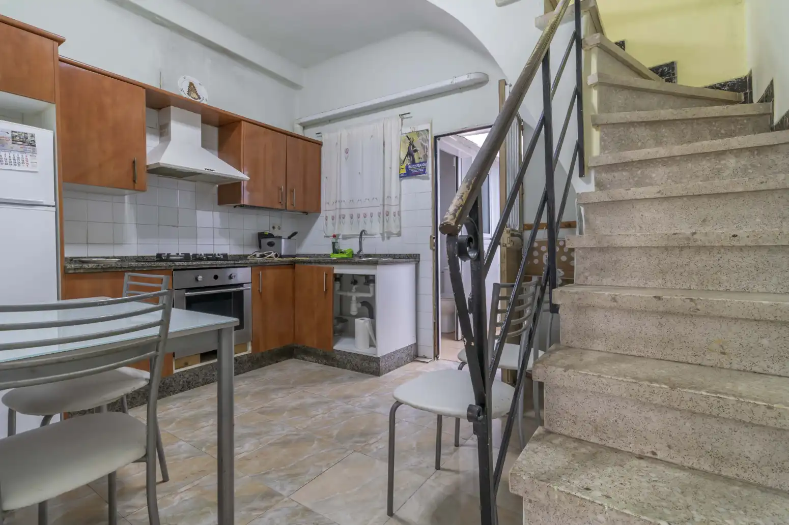 Cocina de Casa adosada en venta en Sevilla con Aire acondicionado