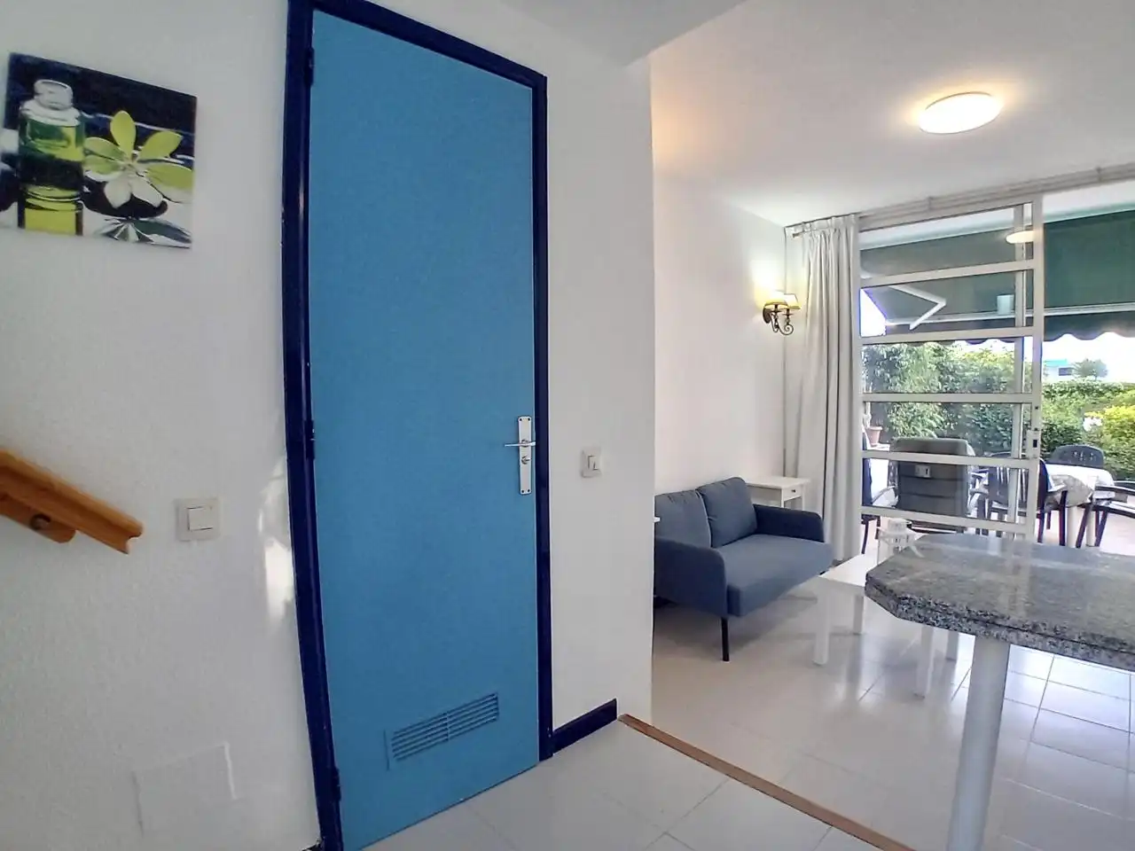 Maisonette zur Miete in San Bartolomé de Tirajana mit Klimaanlage, Privatgarten und Terrasse