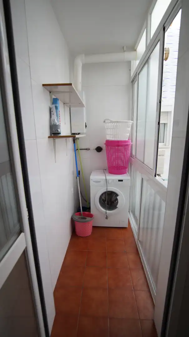 Balcony of Flat for rent in Badajoz  with Air Conditioner, Furnished and Oven