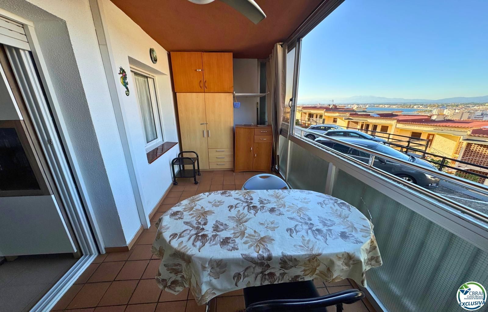 Terraza de Apartamento en venta en Roses con Aire acondicionado y Amueblado