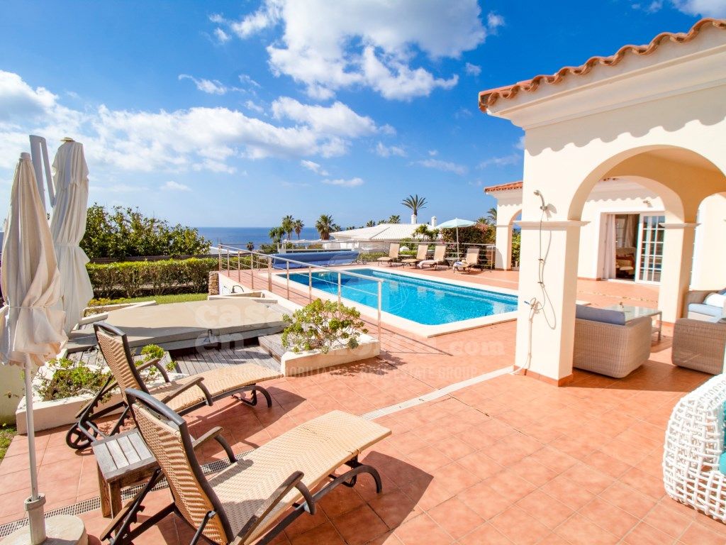 Exterior view of House or chalet for sale in Maó  with Air Conditioner, Private garden and Terrace