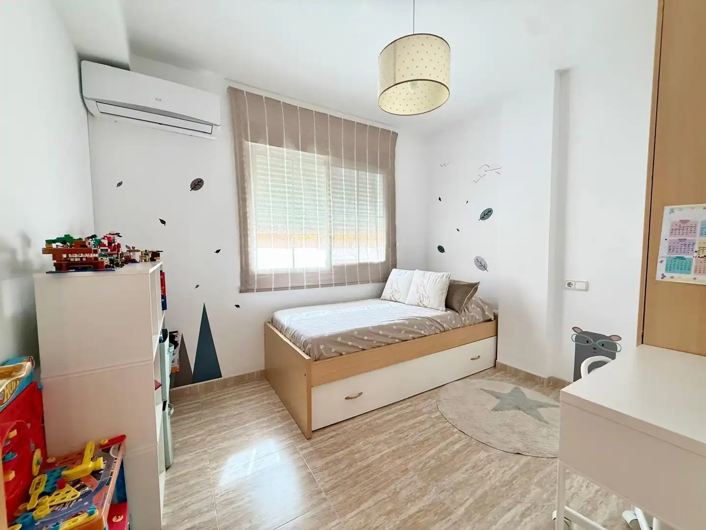 Schlafzimmer von Maisonette zum Verkauf in Vícar mit Klimaanlage, Heizung und Abstellraum