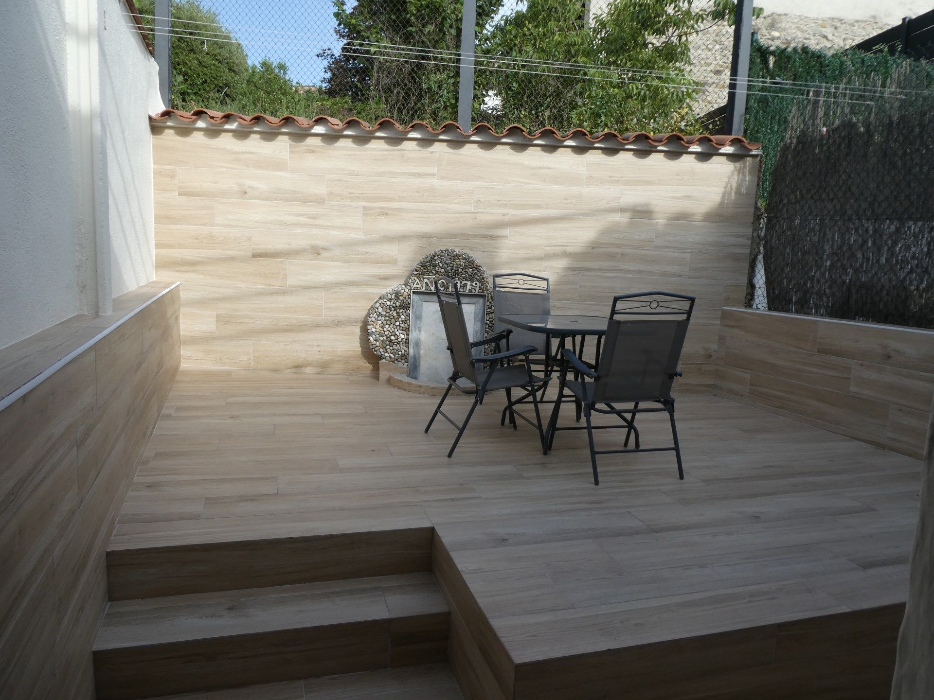 Terrace of Single-family semi-detached for sale in Roda de Ter  with Air Conditioner, Heating and Storage room