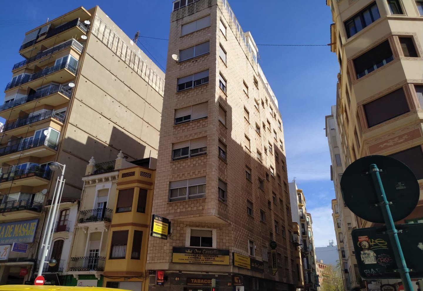 Exterior view of Flat for sale in Castellón de la Plana / Castelló de la Plana  with Alarm