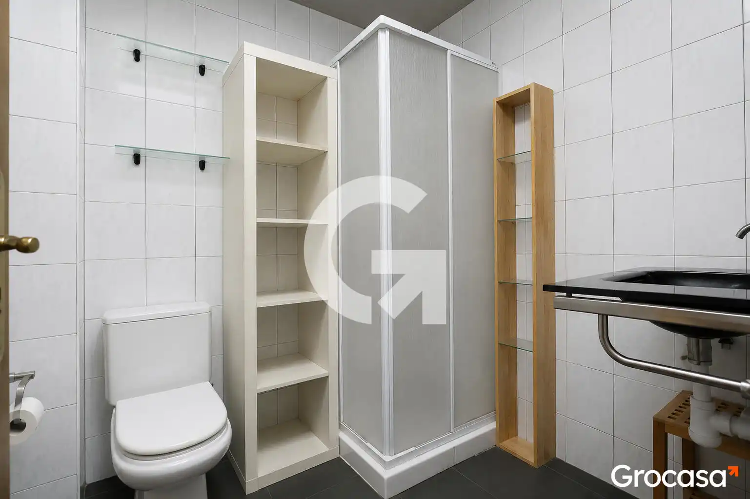 Badezimmer von Wohnung zum Verkauf in Gavà mit Heizung, Terrasse und Ofen