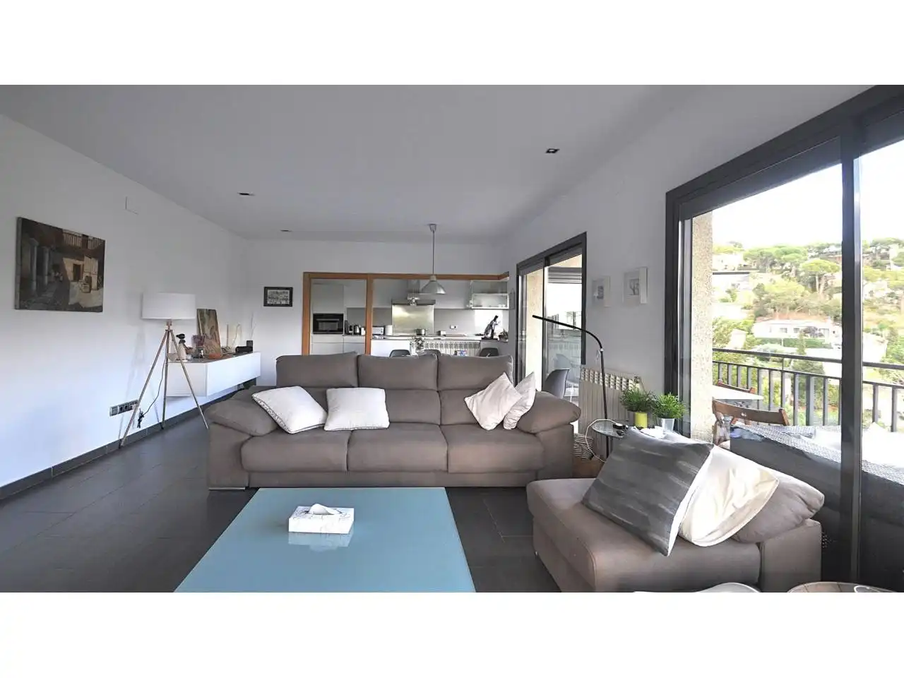 Living room of Houses for sale in Lloret de Mar  with Heating, Private garden and Terrace