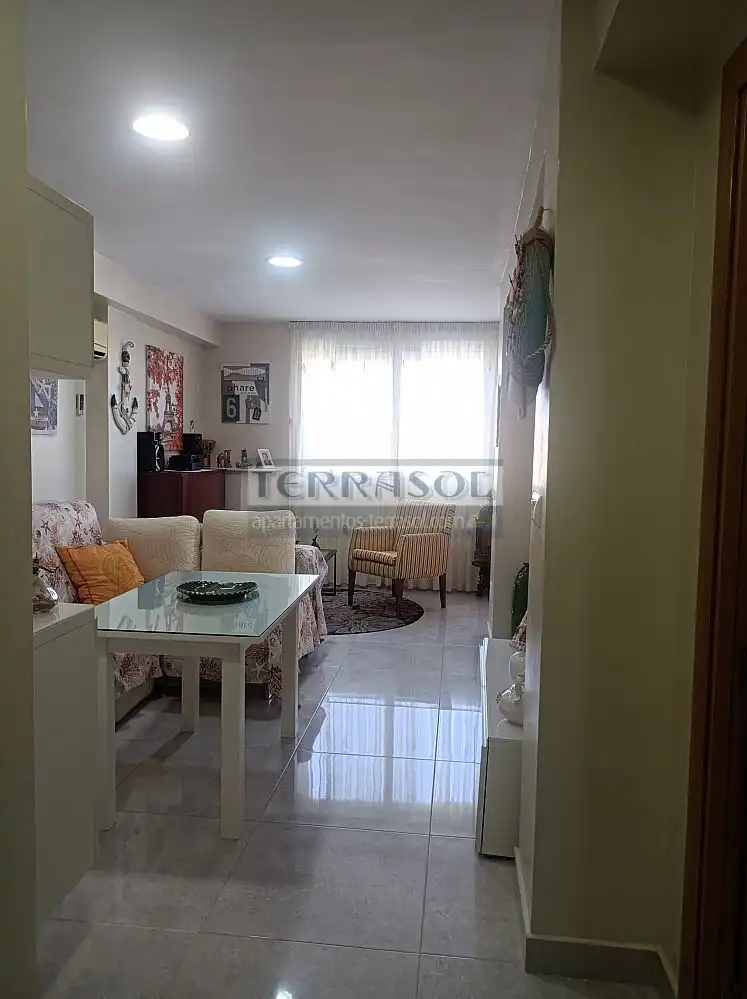 Sala de estar de Apartamento en venta en Vélez-Málaga con Aire acondicionado, Calefacción y Jardín privado
