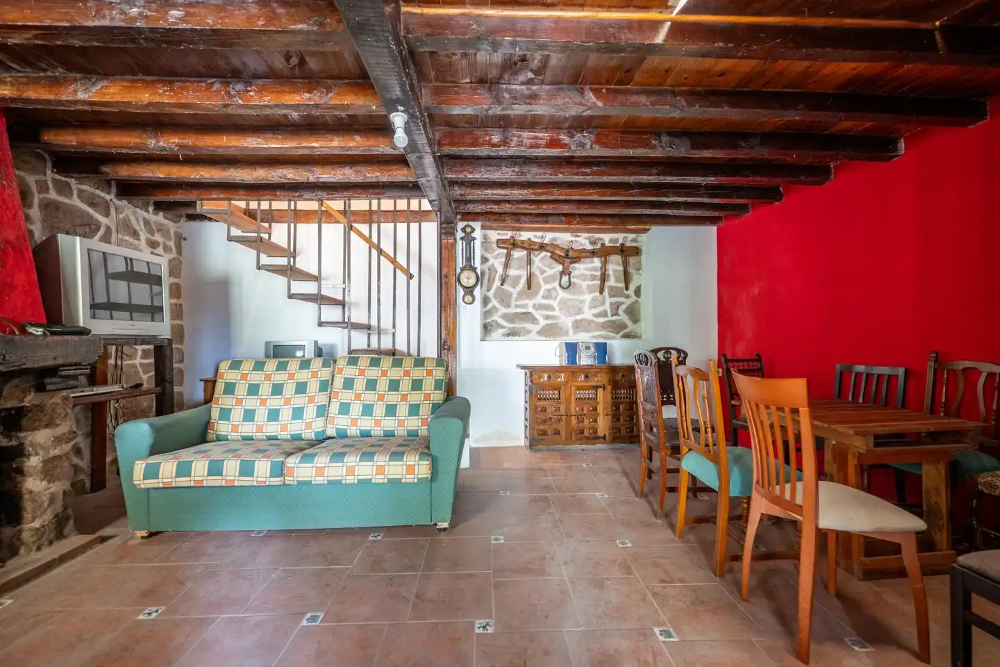 Sala d'estar de Finca rústica en venda en Ávila amb Jardí privat i Terrassa