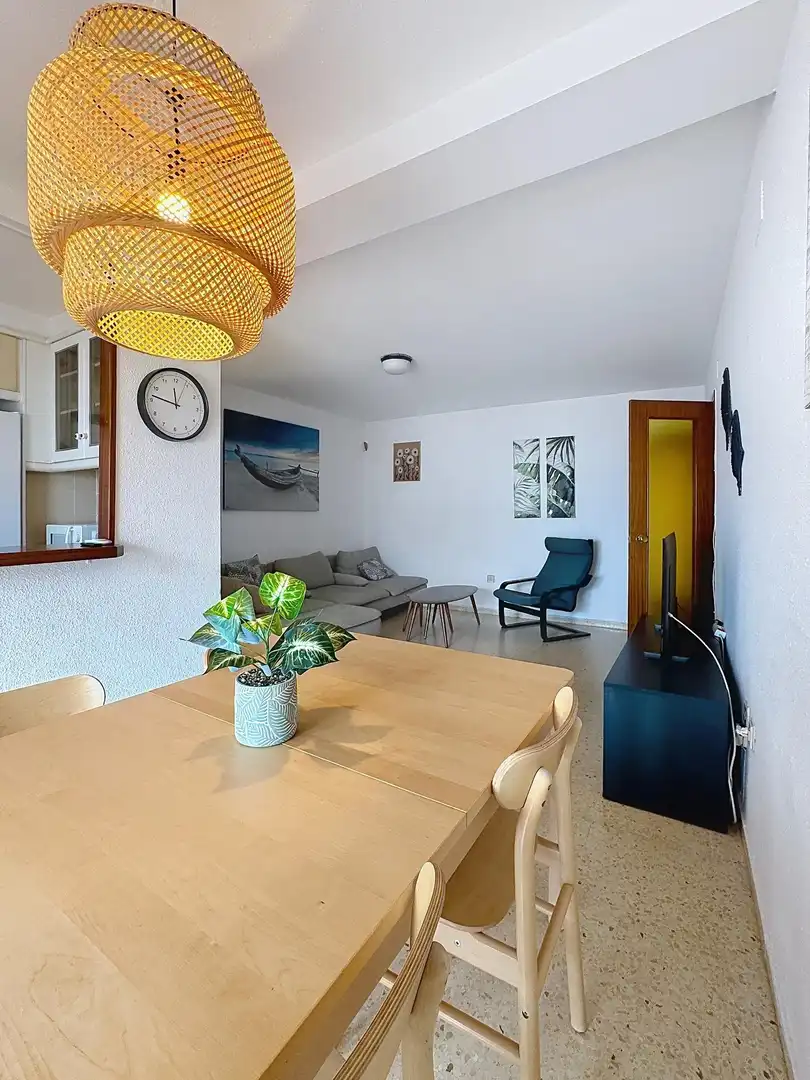 Wohnzimmer von Wohnung zur Miete in Alboraya mit Klimaanlage, Heizung und Terrasse