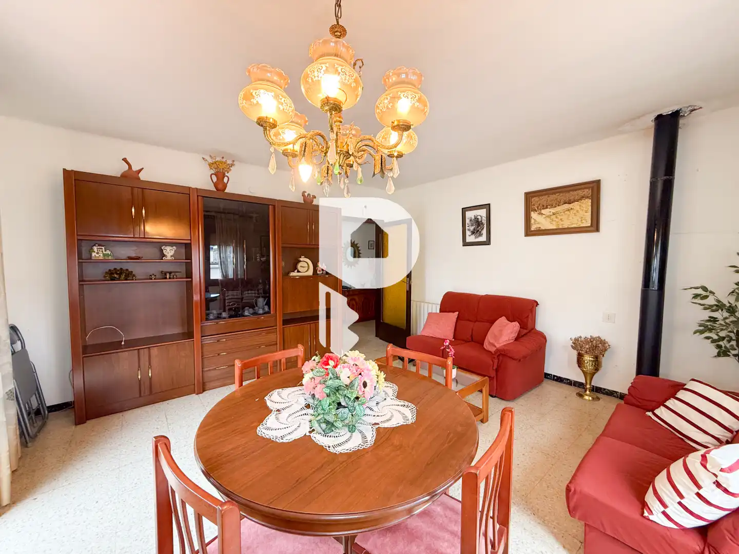 Sala de estar de Casa o chalet en venta en Collbató con Aire acondicionado, Jardín privado y Terraza