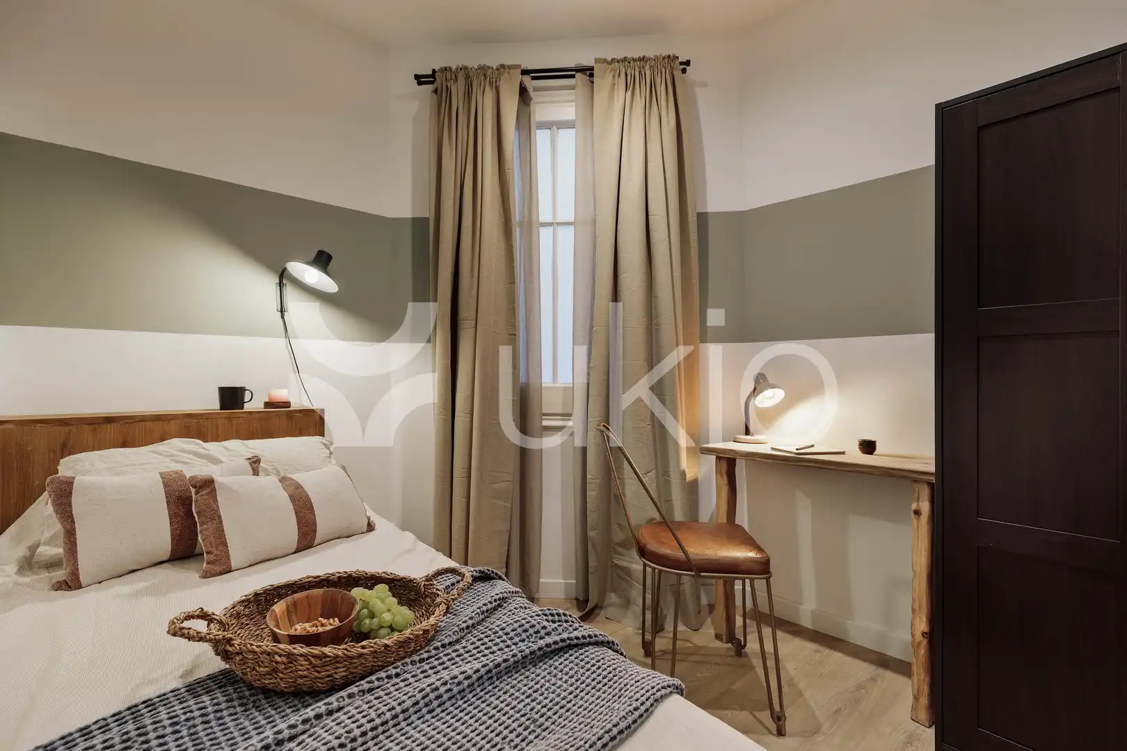 Bedroom of Apartments for rent in Barcelona  with Air Conditioner, Heating and Furnished