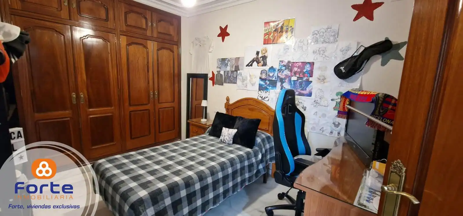 Bedroom of Flat for sale in Córdoba  with Air Conditioner