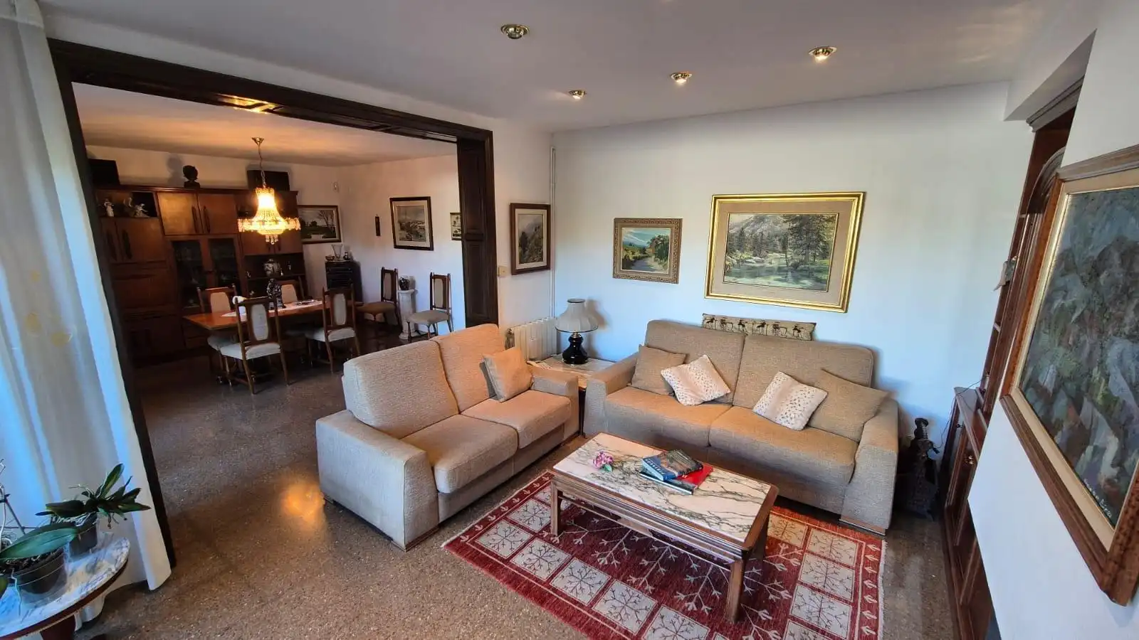 Sala d'estar de Casa o xalet de lloguer en Castellar del Vallès amb Calefacció, Jardí privat i Alarma
