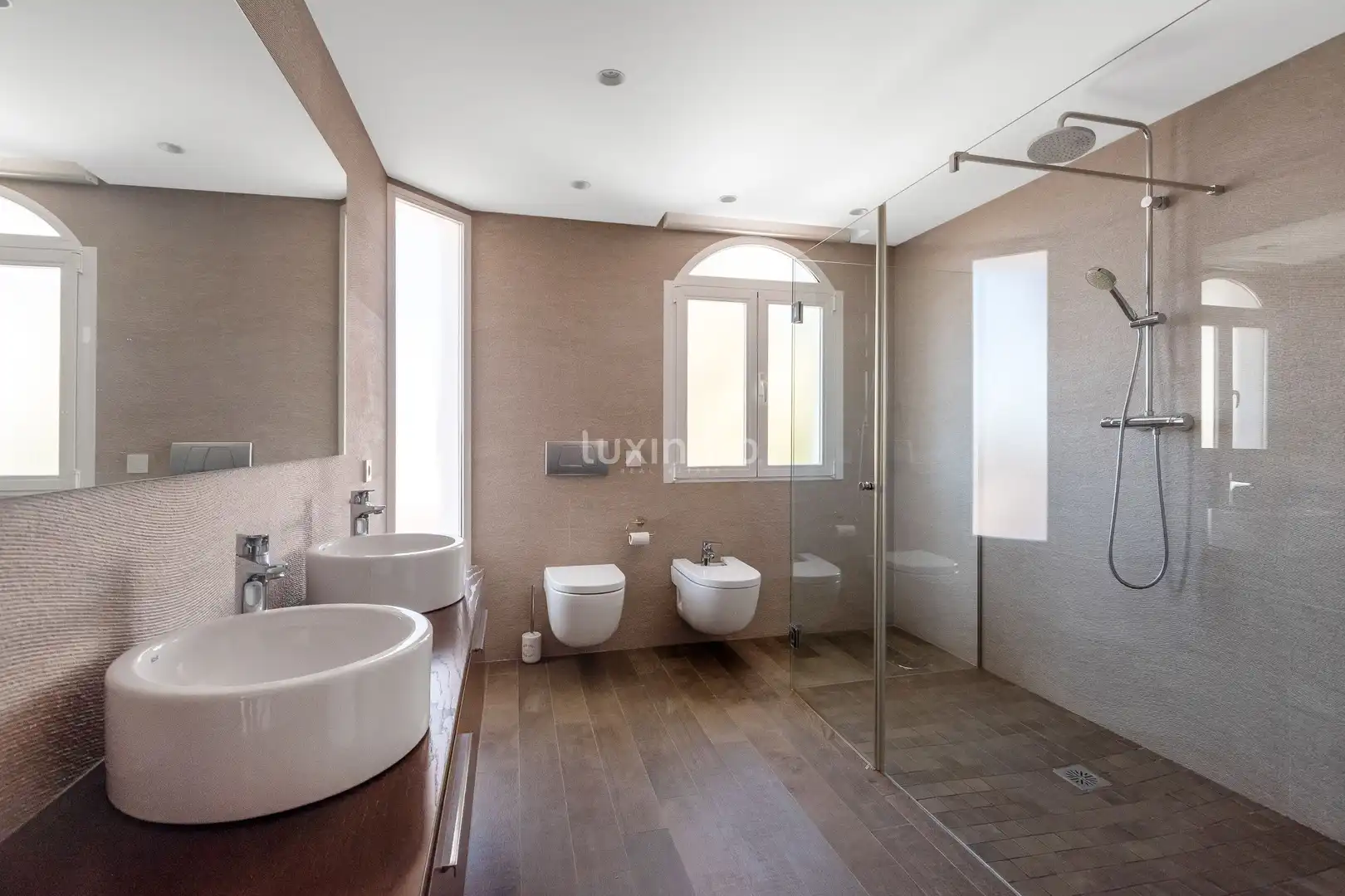 Bathroom of Houses for sale in L'Alfàs del Pi  with Air Conditioner, Terrace and Storage room