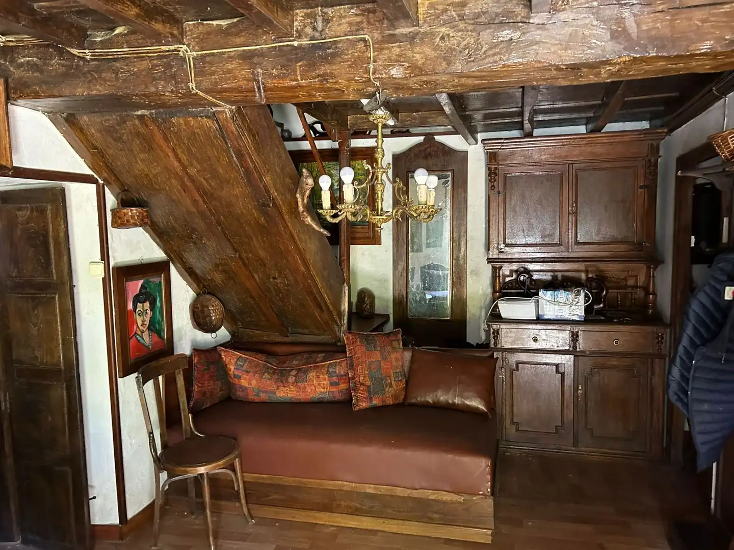 Wohnzimmer von Haus oder Chalet zum Verkauf in Cangas de Onís mit Privatgarten