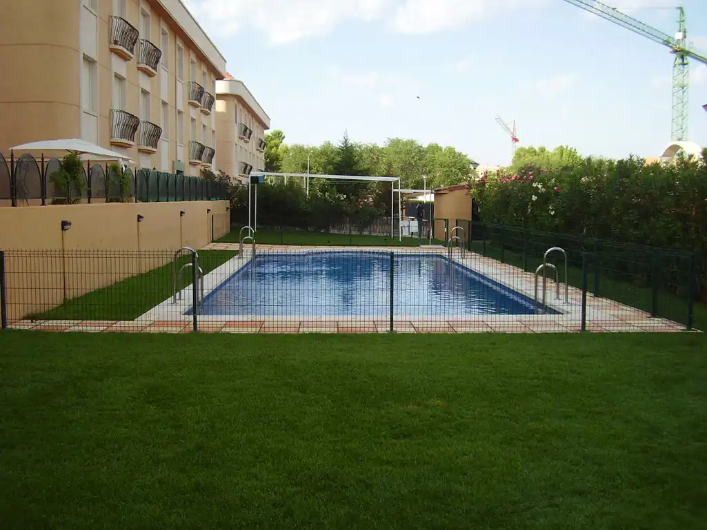 Swimming pool of Apartments for sale in Poblete  with Heating, Parquet flooring and Terrace