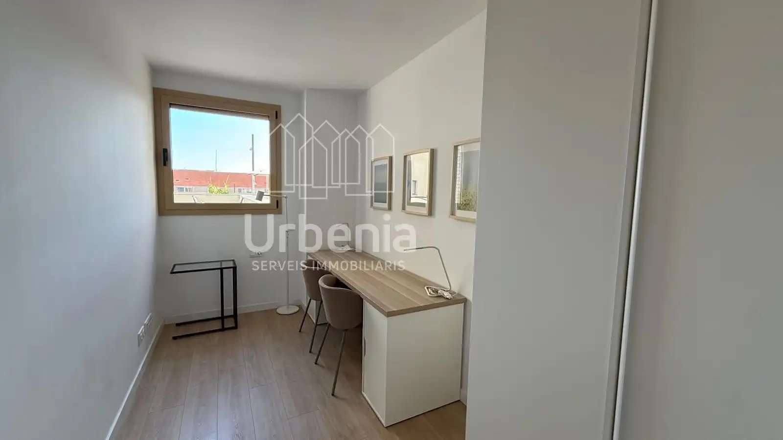 Schlafzimmer von Wohnung zur Miete in Badalona mit Heizung und Terrasse