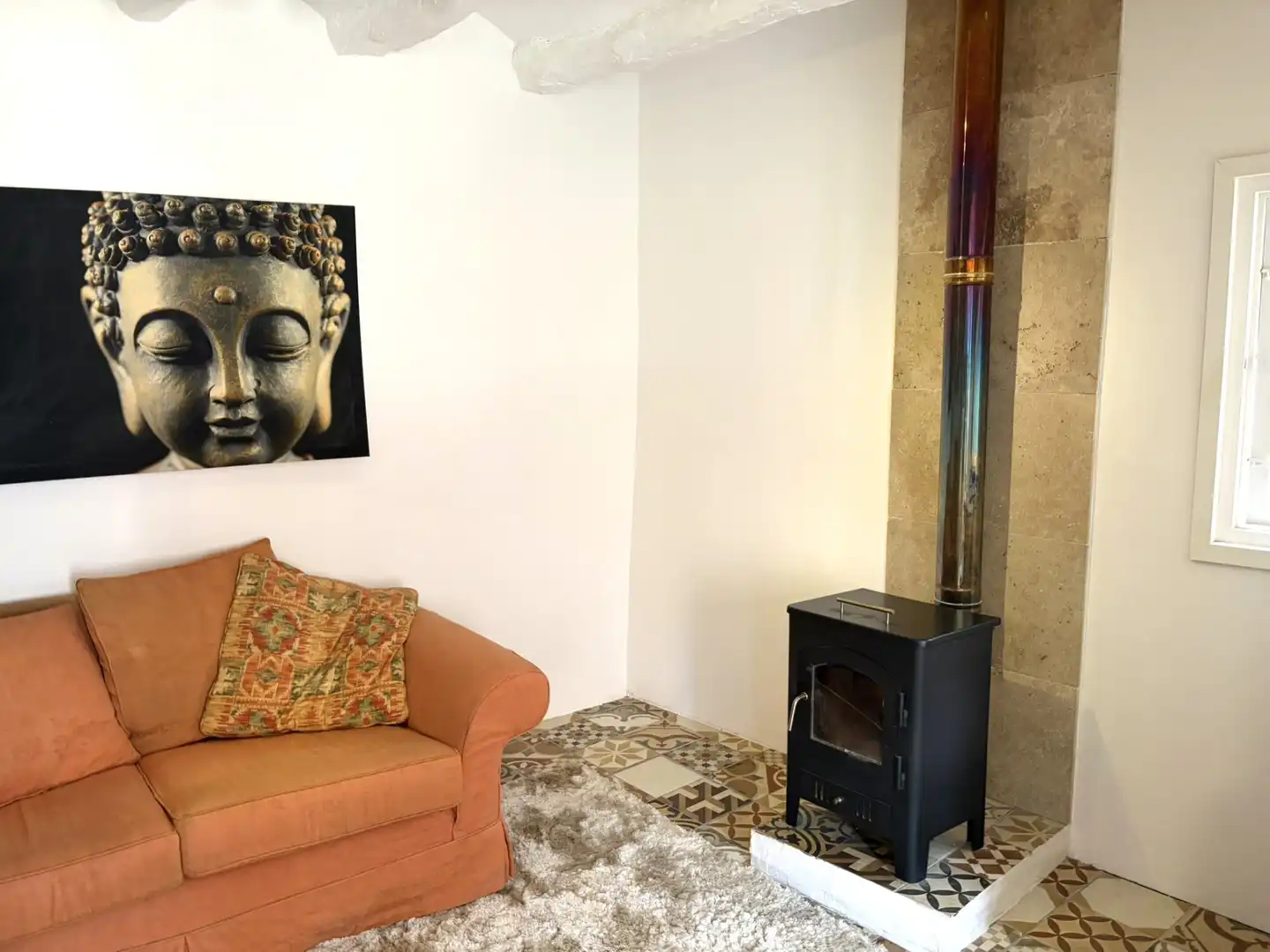 Sala de estar de Casa adosada en venta en Rasquera