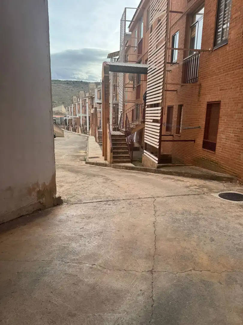 Exterior view of Flat for sale in Brea de Aragón  with Heating and Storage room