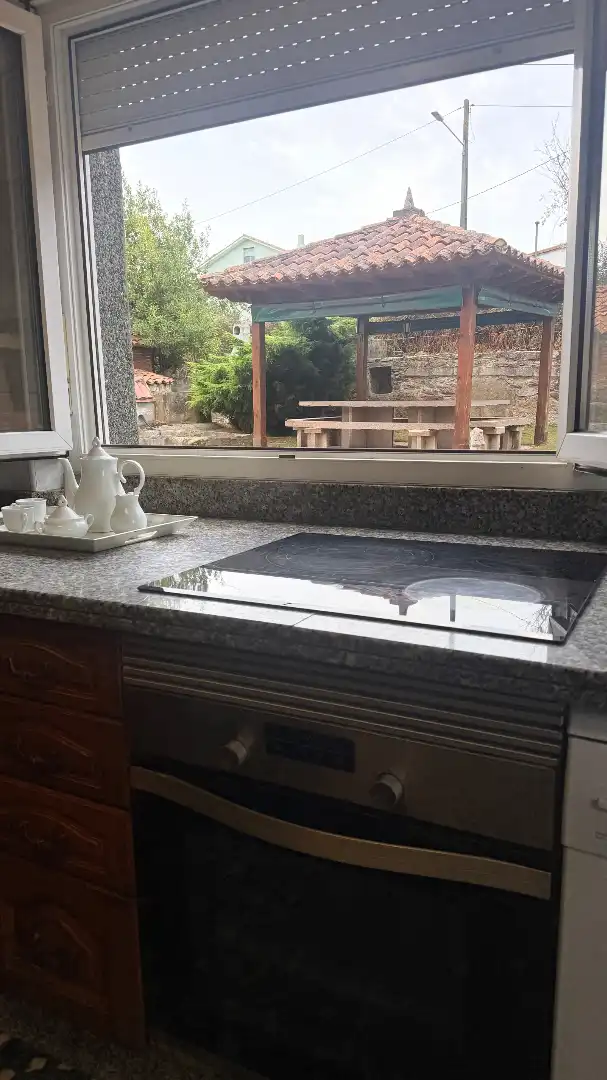 Cuina de Casa o xalet en venda en Carreño amb Calefacció, Jardí privat i Terrassa
