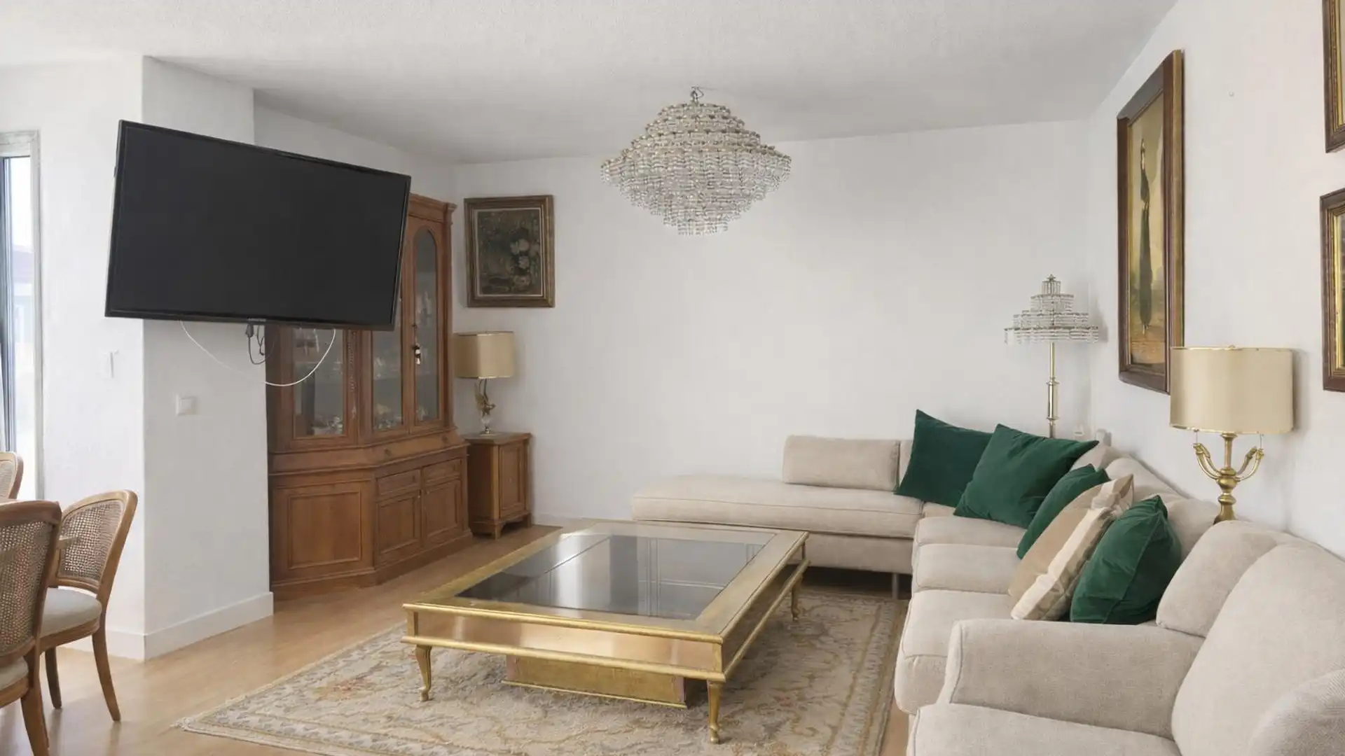 Living room of Flat for sale in  Madrid Capital  with Air Conditioner, Heating and Storage room