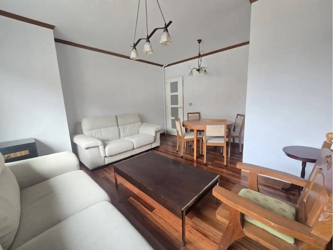 Sala de estar de Dúplex en venta en Lugo con Calefacción, Trastero y Amueblado