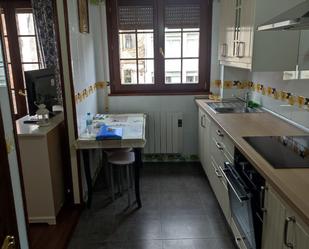 Kitchen of Flat for sale in Mondoñedo  with Heating, Parquet flooring and Furnished