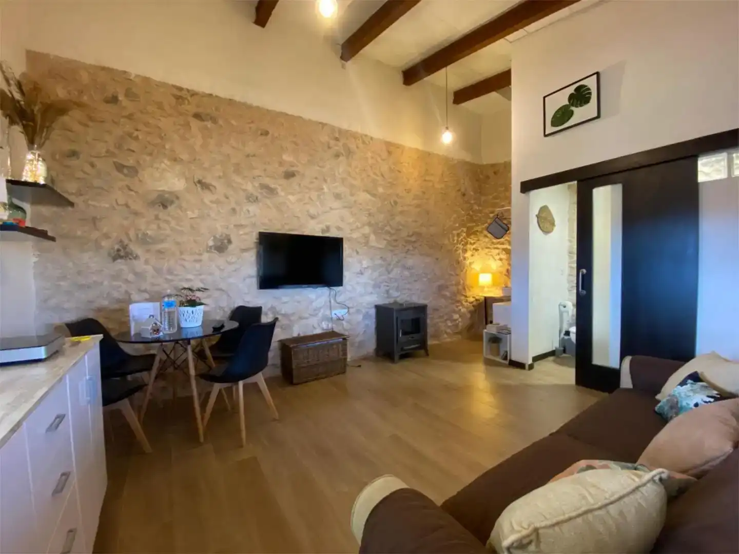 Sala de estar de Casa o chalet en venta en Cañada con Jardín privado, Piscina y Amueblado