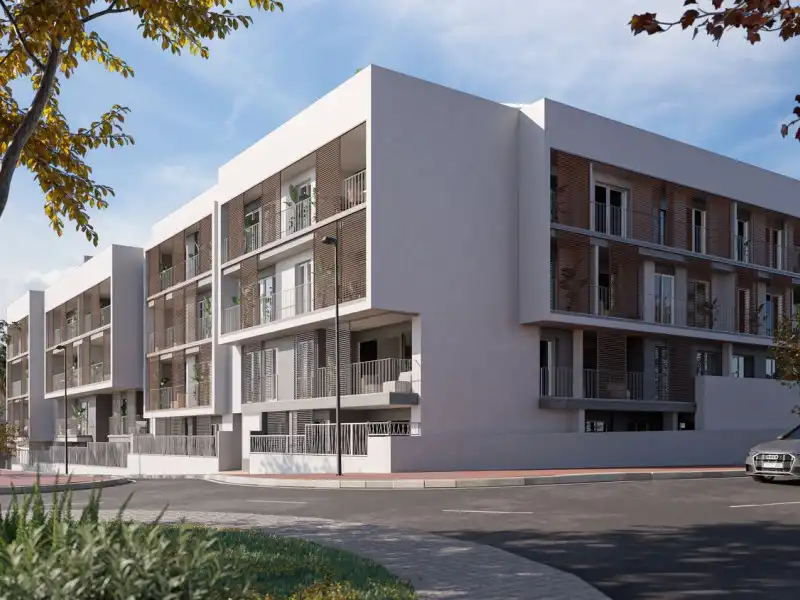 Vista exterior de Pis en venda en Jávea / Xàbia amb Aire condicionat, Jardí privat i Terrassa