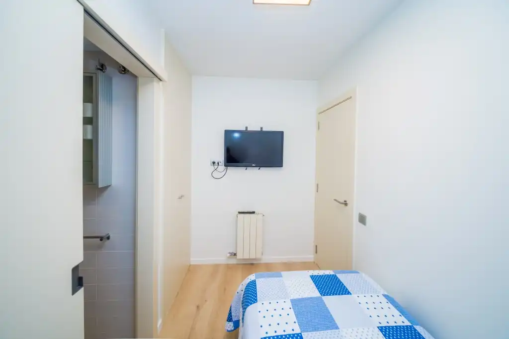 Schlafzimmer von Maisonette zum Verkauf in Calonge i Sant Antoni mit Klimaanlage, Heizung und Privatgarten