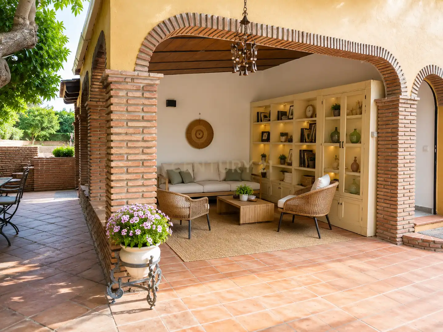 Terraza de Casa o chalet en venta en Alhaurín El Grande con Jardín privado, Trastero y Piscina