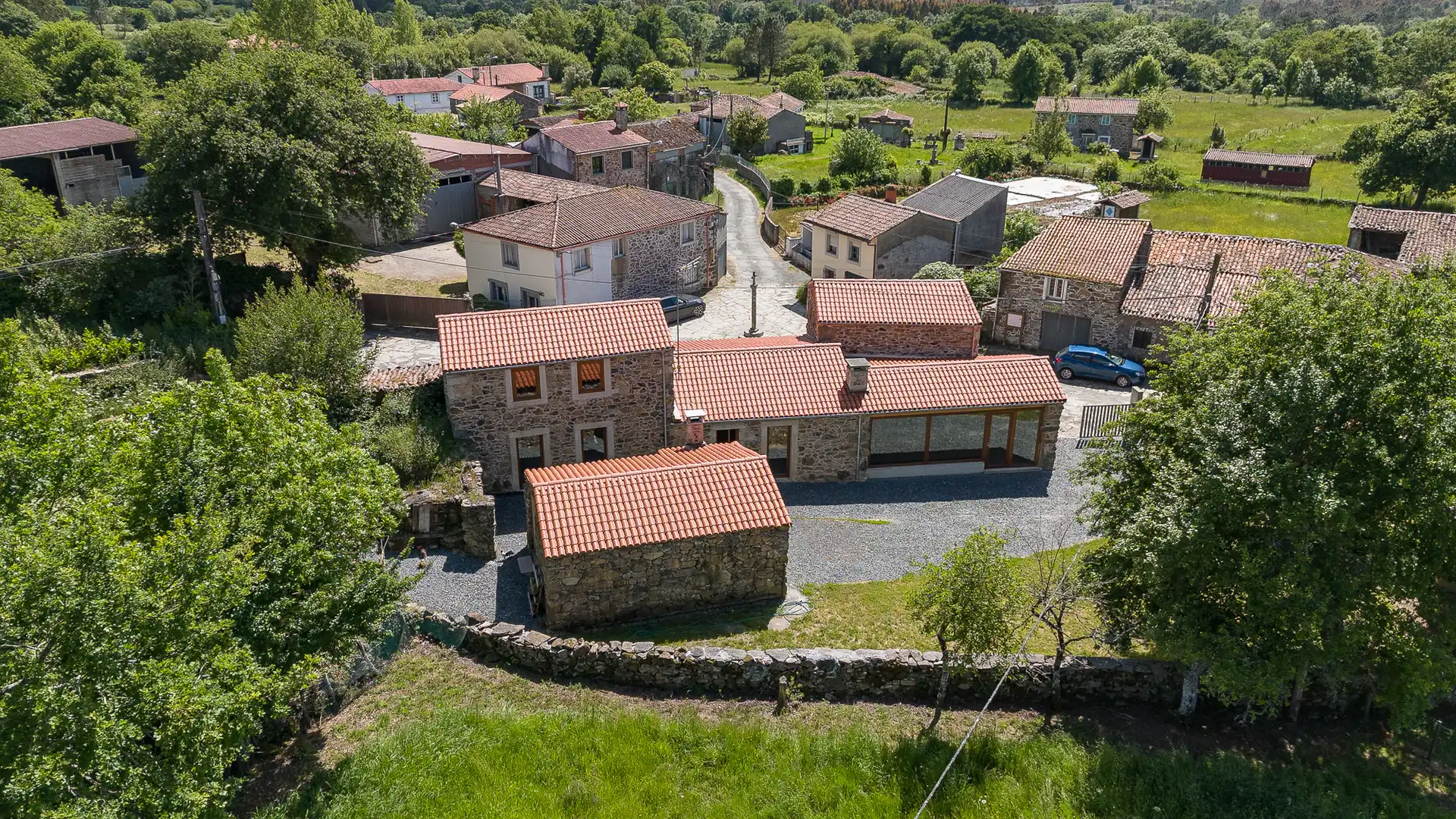 Vista exterior de Finca rústica en venta en Melide