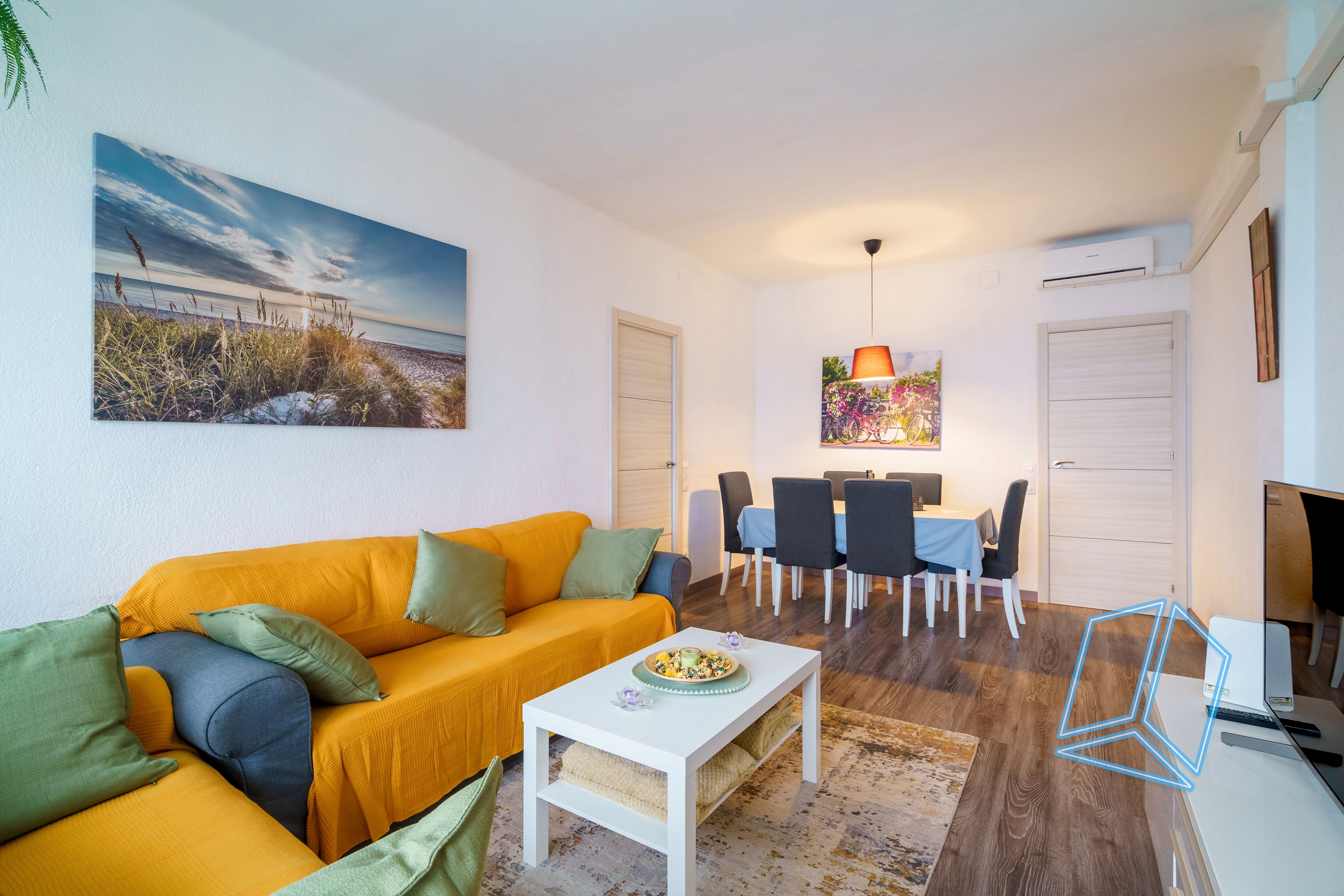 Living room of Flat for sale in Gavà  with Balcony