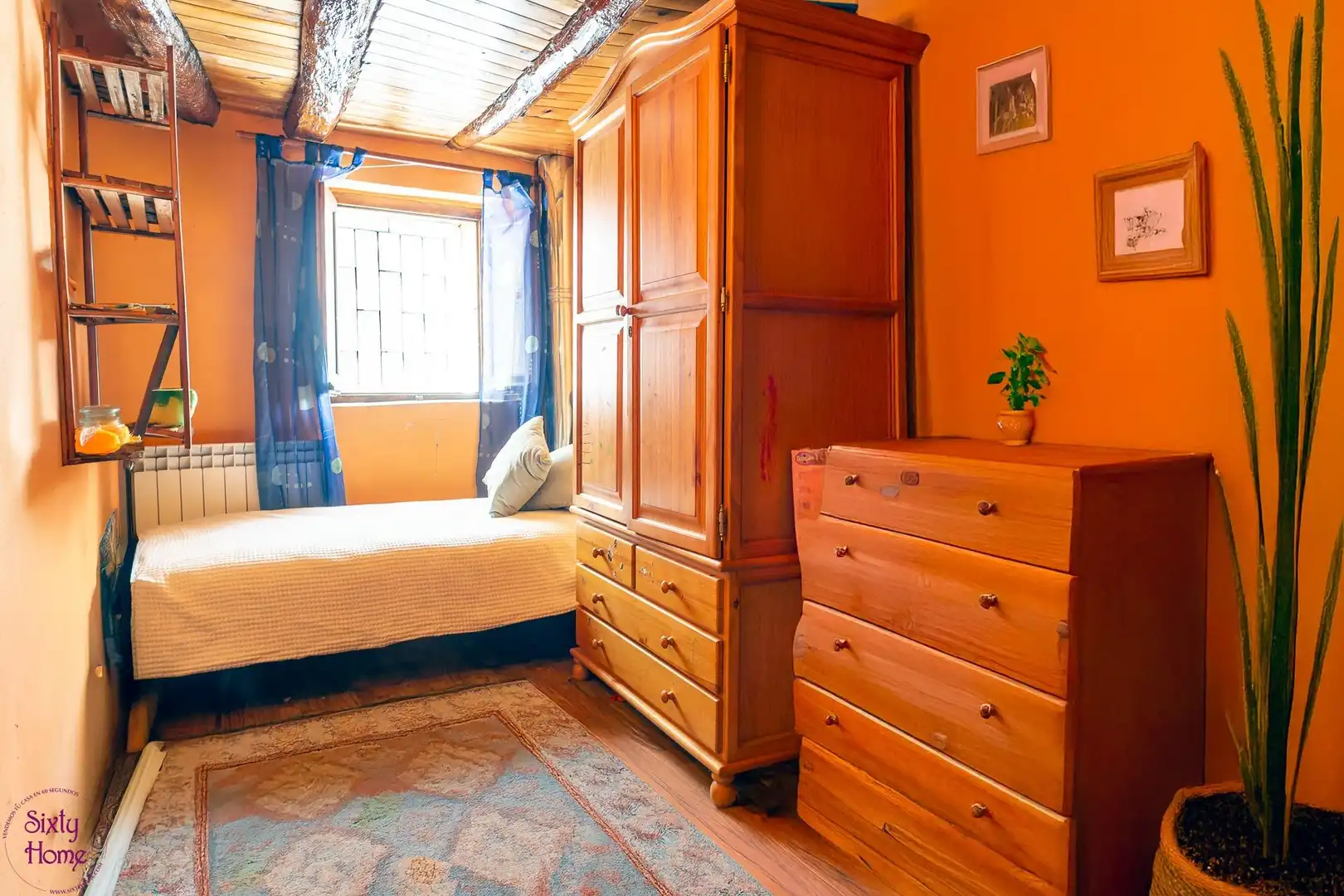 Bedroom of Houses for sale in Castiliscar  with Furnished