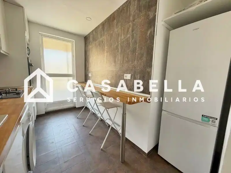 Cocina de Piso de alquiler en Valencia con Aire acondicionado, Calefacción y Terraza