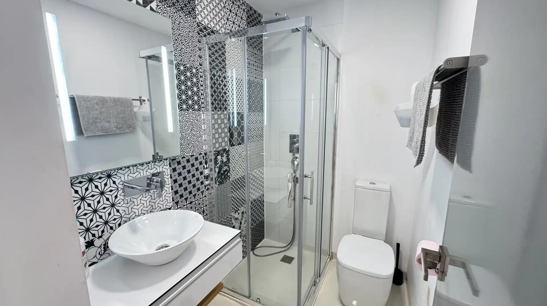 Baño de Planta baja en venta en Pilar de la Horadada con Aire acondicionado, Terraza y Piscina