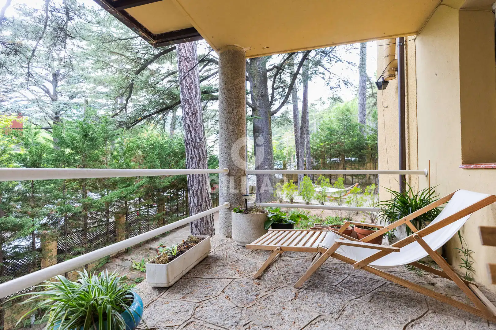 Terrassa de Casa o xalet en venda en San Lorenzo de El Escorial amb Calefacció i Jardí privat