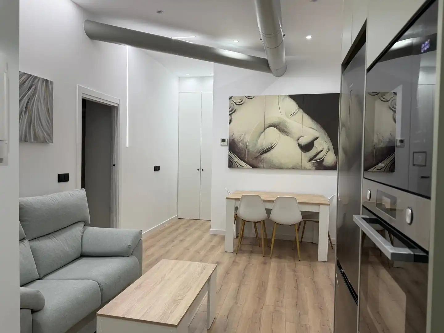 Wohnzimmer von Wohnungen zum Verkauf in Murcia mit Klimaanlage, Heizung und Parkett